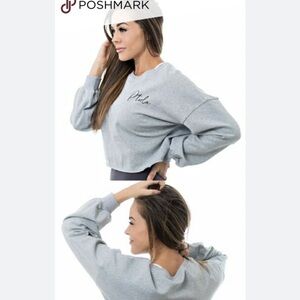 P’tula Lisa Cropped Sweatshirt